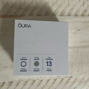 ŌURA Silver Horizon Ring